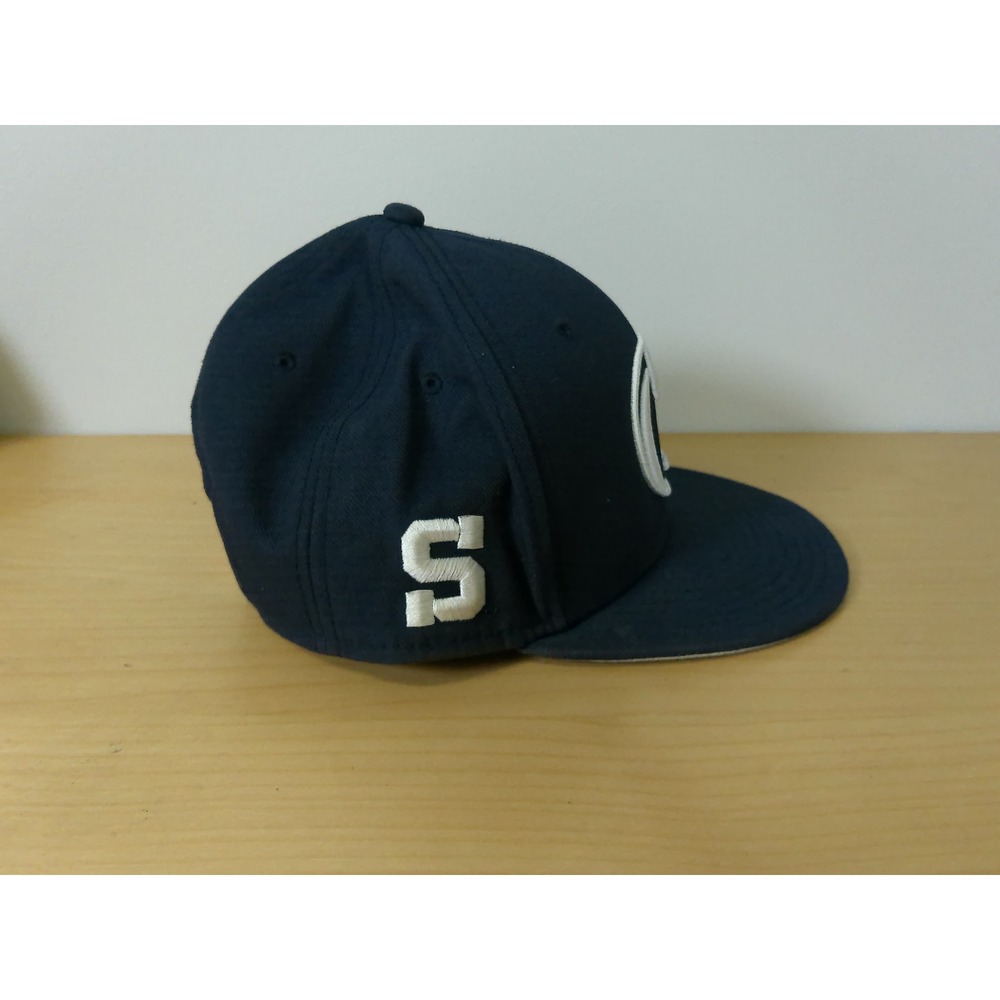 VTG Nike True Penn State Nittany Lions Snapback Hat Navy Blue White OSFM Cap - Picture 4 of 7
